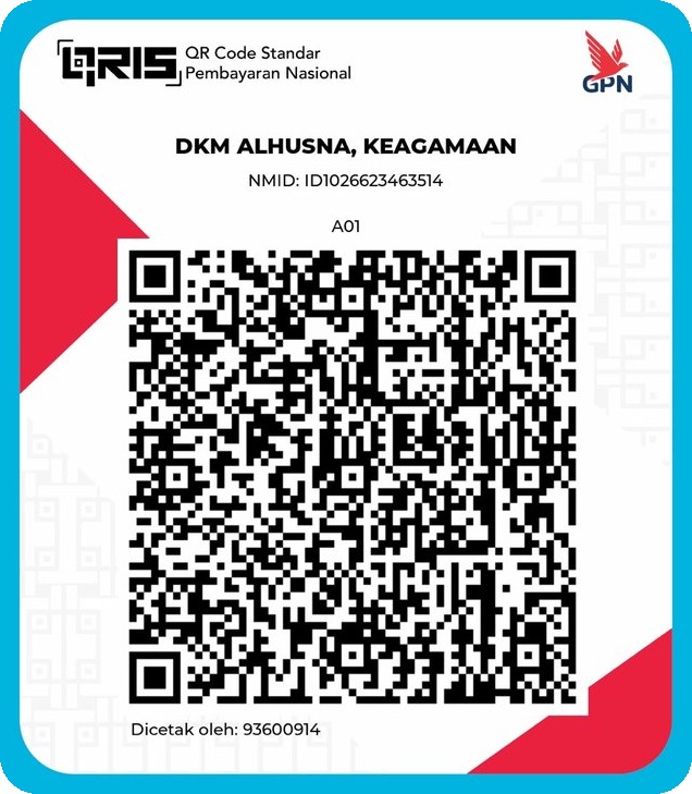 QRIS DKM ALHUSNA, Keagamaan, NMID ID1026623463514